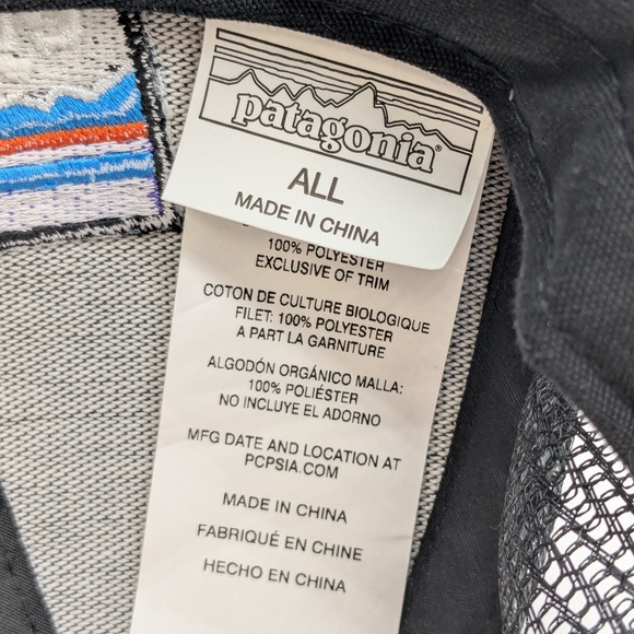 Lot Of 2 Patagonia Fitz Roy Trucker Hat Fish Trout Salmon Snapback Cap Mesh A001 - Picture 6 of 13